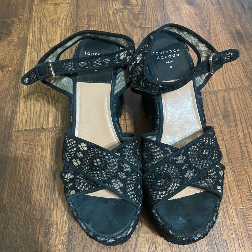 Laurence Dacade lace platform sandals great condition